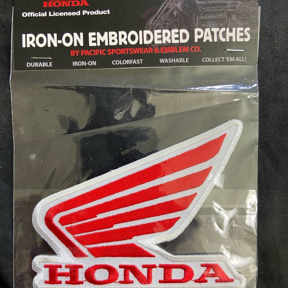Licensed Honda patch applique!!